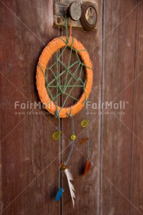 Fair Trade Photo Colour image, Door, Dreamcatcher, Dreaming, New home, Peru, South America, Spirituality, Vertical