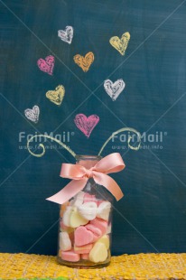 Fair Trade Photo Chalk, Colour image, Heart, Love, Marriage, Mothers day, Peru, Pink, South America, Sweets, Valentines day, Vertical, Wedding