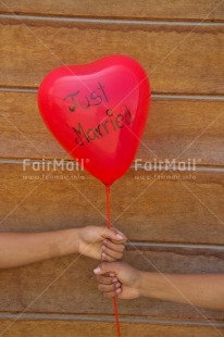 Fair Trade Photo Balloon, Hand, Heart, Letter, Marriage, Peru, South America, Vertical, Wedding