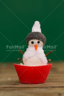 Fair Trade Photo Christmas, Colour image, Peru, Snowman, South America, Vertical