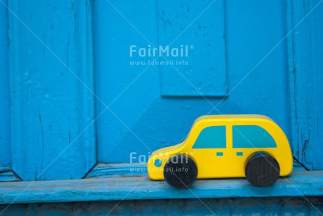 Fair Trade Photo Blue, Car, Colour image, Drivers licence, Horizontal, Peru, South America, Transport, Yellow
