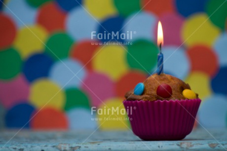 Fair Trade Photo Activity, Balloon, Birthday, Cake, Candle, Celebrating, Colour image, Cupcake, Horizontal, Multi-coloured, Peru, South America, Sweets, Table