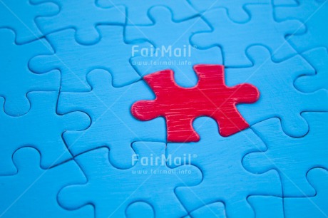 Fair Trade Photo Blue, Business, Colour image, Different, Indoor, Peru, Puzzle, Red, South America, Studio