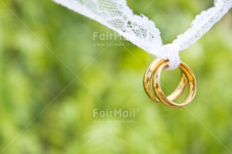 Fair Trade Photo Colour image, Gold, Green, Hanging, Horizontal, Love, Marriage, Nature, Outdoor, Peru, Ring, South America, Two, Wedding, White