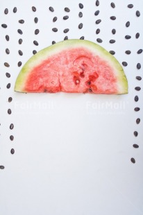 Fair Trade Photo Activity, Colour, Colour image, Dreaming, Dreams, Emotions, Food, Food and alimentation, Fresh, Fruit, Happiness, Object, Peru, Place, Rain, Red, Seasons, Seed, South America, Summer, Watermelon, White