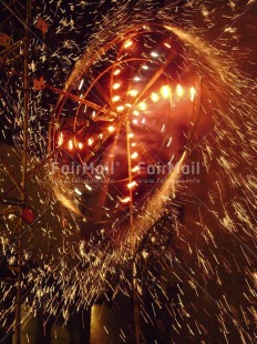 Fair Trade Photo Christmas, Colour image, Firework, Flame, Low angle view, New Year, Night, Outdoor, Peru, South America, Vertical