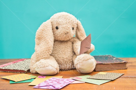 Fair Trade Photo Animals, Birthday, Colour image, Envelope, Letter, Love, Peluche, Peru, Rabbit, South America, Thinking of you