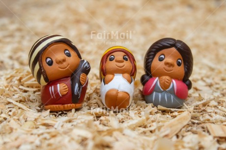 Fair Trade Photo Christmas, Christmas decoration, Creche, Family, Holy family, Object, People, Peruvian style