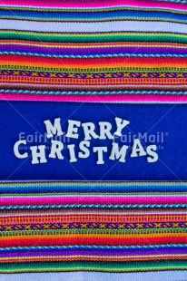 Fair Trade Photo Activity, Adjective, Blue, Celebrating, Christmas, Christmas decoration, Colour, English, Letter, Object, Peruvian fabric, Present, Text, Vertical, White