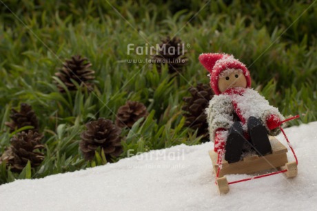 Fair Trade Photo Christmas, Colour image, Horizontal, Peru, Seasons, Sleighing, Snow, South America, Winter