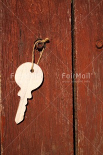 Fair Trade Photo Colour image, Key, New home, Outdoor, Peru, South America, Table, Vertical, Wood