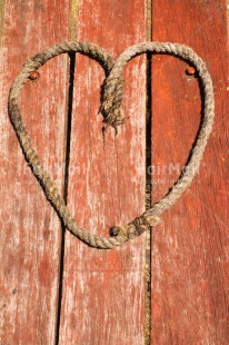 Fair Trade Photo Colour image, Day, Fathers day, Heart, Love, Mothers day, Outdoor, Peru, Rope, Sea, South America, Table, Valentines day, Vertical, Wood