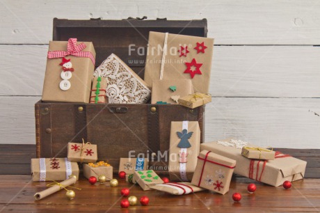 Fair Trade Photo Christmas, Christmas decoration, Colour image, Horizontal, Peru, Present, South America, Trunk
