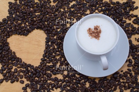 Fair Trade Photo Closeup, Coffee, Colour image, Food and alimentation, Heart, Love, Mothers day, Peru, South America, Valentines day
