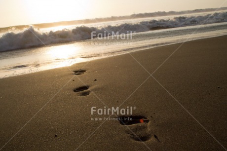 Fair Trade Photo Beach, Colour image, Emotions, Footstep, Horizontal, Loneliness, Peru, Sea, South America, Travel, Wellness