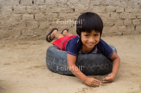 Fair Trade Photo Activity, Colour image, Horizontal, Looking at camera, One child, People, Peru, Smiling, South America
