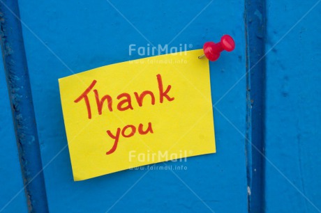 Fair Trade Photo Blue, Closeup, Colour image, Horizontal, Letter, Peru, Shooting style, South America, Thank you, Yellow