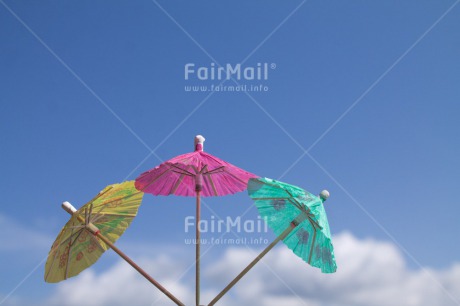 Fair Trade Photo Birthday, Colour image, Horizontal, Invitation, Party, Peru, South America, Summer, Umbrella
