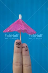 Fair Trade Photo Colour image, Friendship, Love, Peru, South America, Together, Umbrella, Valentines day, Vertical
