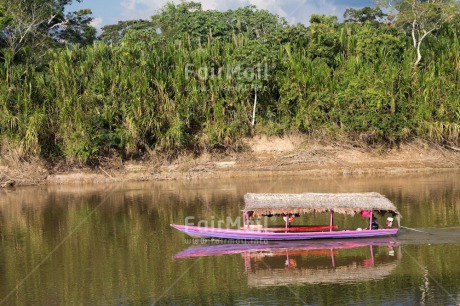 Fair Trade Photo Boat, Colour image, Horizontal, River, Rural, Transport, Travel