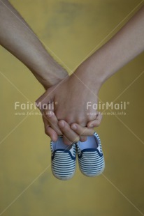 Fair Trade Photo Birth, Boy, Colour image, Family, Hand, Love, New baby, People, Peru, Shoe, South America, Together, Vertical