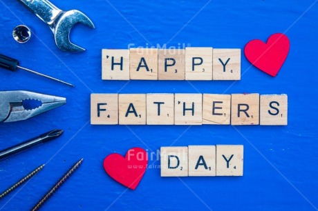 Fair Trade Photo Blue, Colour, Dad, Father, Fathers day, Heart, Letter, Object, People, Red, Text, Tool