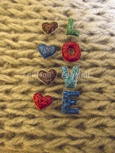 Fair Trade Photo Colour image, Heart, Indoor, Letter, Love, Peru, South America, Tabletop, Valentines day, Vertical