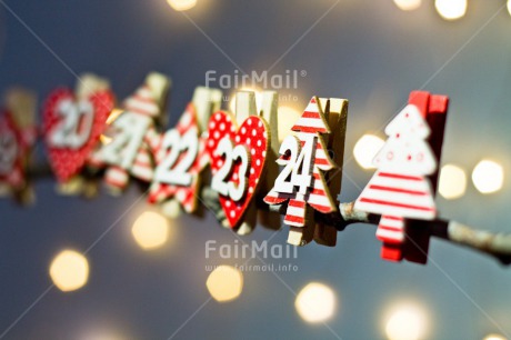 Fair Trade Photo Christmas, Christmas calendar, Colour image, Days, Horizontal, Light, Peru, Red, South America