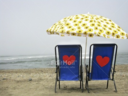 Fair Trade Photo Activity, Beach, Colour image, Day, Heart, Horizontal, Love, Outdoor, Peru, Relaxing, Sand, Sea, Seasons, South America, Streetlife, Summer, Together, Umbrella, Valentines day, Water