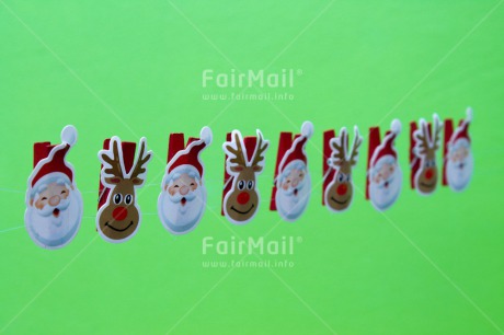 Fair Trade Photo Christmas, Closeup, Green, Horizontal, Red, Santaclaus, Studio, Tabletop