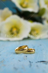 Fair Trade Photo Colour image, Flowers, Gold, Love, Marriage, Peru, Ring, Silver, South America, Vertical, Wedding, White