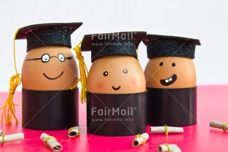 Fair Trade Photo Clothing, Colour image, Congratulations, Diploma, Egg, Food and alimentation, Hat, Horizontal, Indoor, Peru, Pink, South America, Success, Three, White