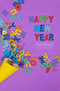 Fair Trade Photo Colour image, Colourful, Letter, New Year, Peru, Purple, South America, Text, Vertical