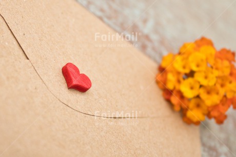 Fair Trade Photo Brown, Colour image, Envelope, Flower, Heart, Horizontal, Love, Marriage, Mothers day, Peru, Red, South America, Thinking of you, Valentines day, Wedding, Yellow