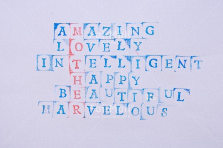 Fair Trade Photo Blue, Colour image, Letter, Mothers day, Peru, Print, Puzzle, Red, South America, Text, White