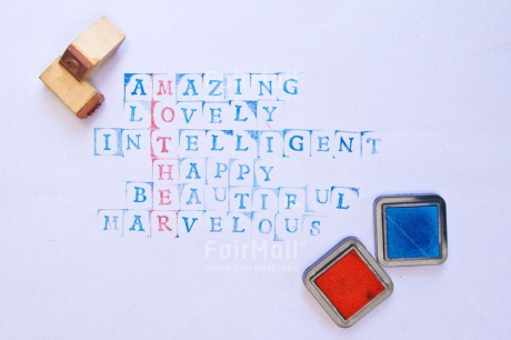 Fair Trade Photo Blue, Colour image, Letter, Mothers day, Peru, Print, Puzzle, Red, South America, Text, White