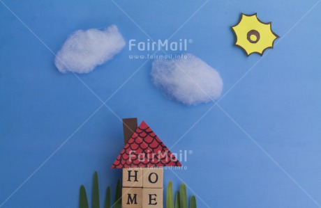 Fair Trade Photo Clouds, Colour image, Horizontal, House, New home, Peru, Sky, South America, Sun, Welcome home