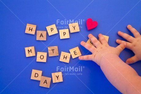 Fair Trade Photo Baby, Blue, Colour image, Hand, Hands, Heart, Horizontal, Letters, Love, Mother, Mothers day, People, Peru, Red, South America, Text, Wood