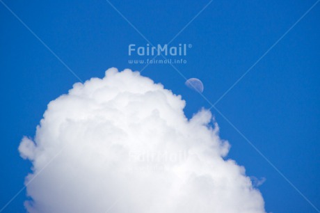 Fair Trade Photo Blue, Clouds, Colour image, Day, Horizontal, Moon, Outdoor, Peru, Sky, South America