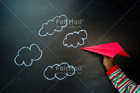 Fair Trade Photo Activity, Airplane, Animals, Birthday, Blackboard, Chalk, Clouds, Colour image, Drawing, Dreaming, Fly, Flying, Hand, Horizontal, People, Peru, Red, South America