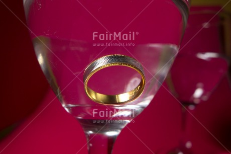 Fair Trade Photo Closeup, Colour image, Glass, Gold, Horizontal, Love, Peru, Pink, Ring, Silver, South America, Transparent, Wedding