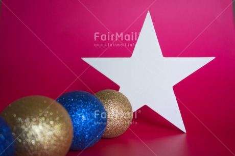 Fair Trade Photo Christmas, Christmas ball, Closeup, Colour image, Horizontal, Peru, South America, Star, Studio