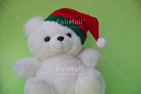 Fair Trade Photo Christmas, Closeup, Colour image, Green, Horizontal, Peru, Red, South America, Studio, Teddybear