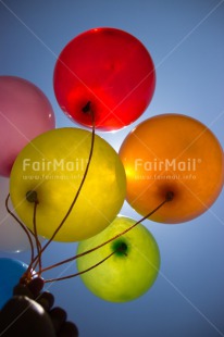 Fair Trade Photo Balloon, Birthday, Colour image, Colourful, Hand, Light, Party, Peru, Sky, South America, Transparent
