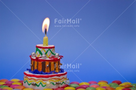 Fair Trade Photo Birthday, Cake, Candle, Colour image, Flame, Horizontal, Peru, South America