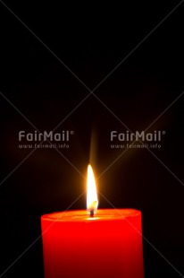 Fair Trade Photo Candle, Christmas, Closeup, Colour image, Condolence-Sympathy, Flame, Peru, Red, Shooting style, South America, Vertical