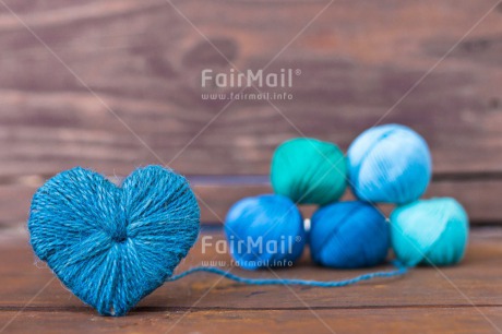Fair Trade Photo Blue, Colour image, Fathers day, Friendship, Heart, Horizontal, Love, Mothers day, Peru, South America, Valentines day, Wool