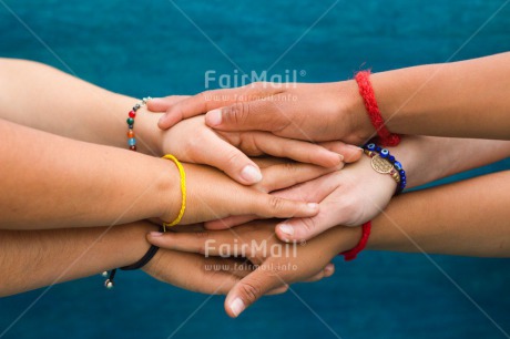 Fair Trade Photo Colour image, Friendship, Hands, Horizontal, People, Peru, South America, Team, Together