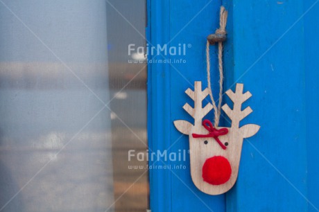 Fair Trade Photo Animals, Blue, Christmas, Christmas decoration, Colour, Colour image, Deer, Horizontal, Object, Place, Red, South America