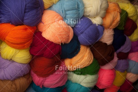 Fair Trade Photo Background, Colour image, Ethnic-folklore, Horizontal, Market, Peru, South America, Wool